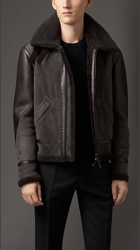 burberry giacca aviator uomo 2011|Burberry Uomo Giacca da aviatore in shearling .